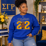 Load image into Gallery viewer, Sigma Gamma Rho Nineteen 22 Sweatshirt
