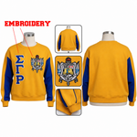 Load image into Gallery viewer, Sigma Gamma Rho Colorblock Embroidered Sweatshirt
