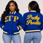 Load image into Gallery viewer, SIGMA GAMMA RHO VARSITY JACKET
