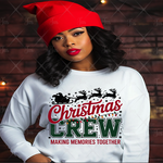 Load image into Gallery viewer, CHRISTMAS SLEIGH CREW READY TO PRESS TRANSFER
