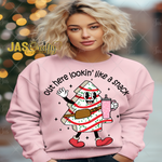 Load image into Gallery viewer, OUT HERE LOOKIN LIKE A SNACK READY TO PRESS TRANSFER
