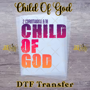 CHILD OF GOD READY TO PRESS TRANSFER