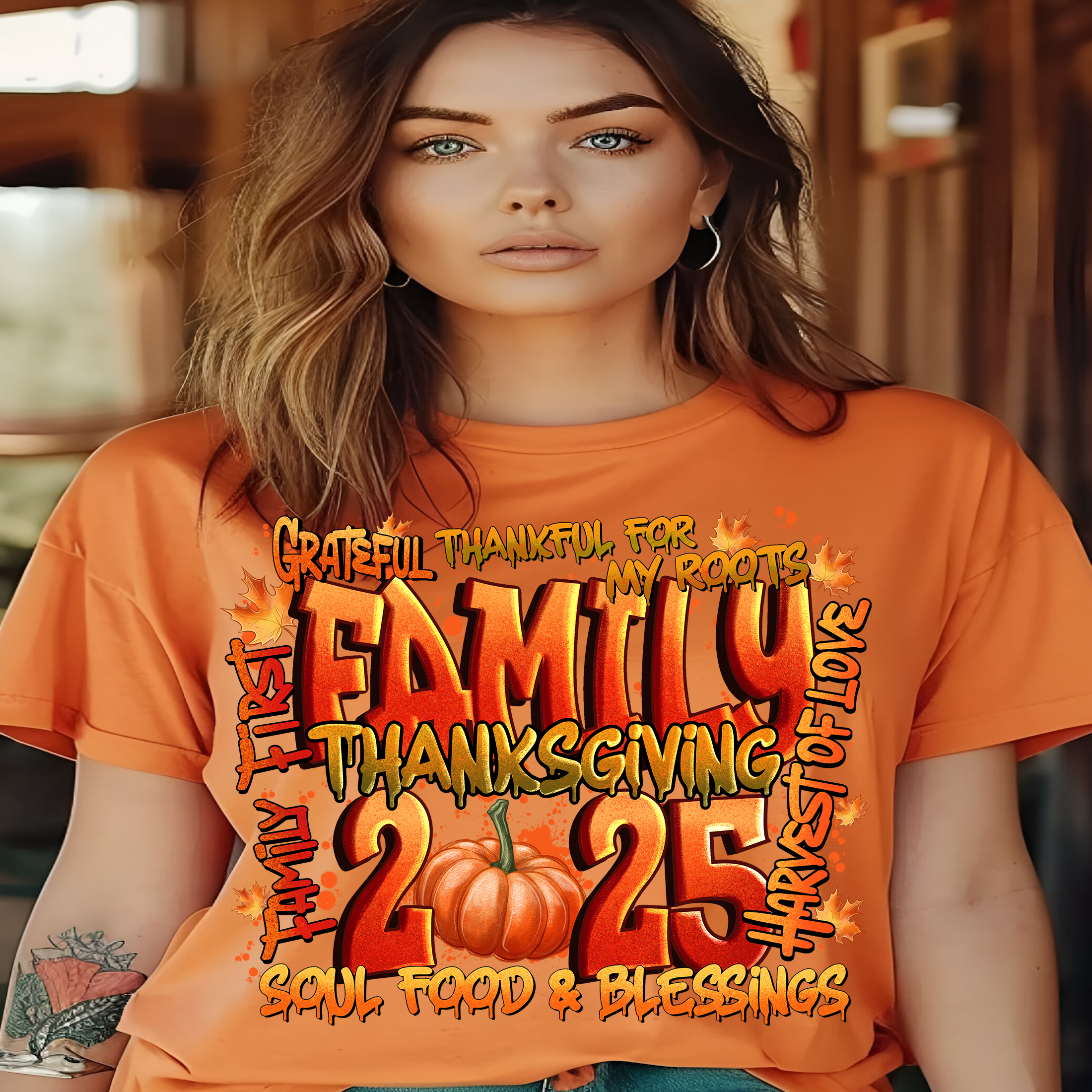 FAMILY THANKSGIVING 2025 DTF GANG SHEET