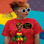 Load image into Gallery viewer, QUEEN VIBES READY TO PRESS TRANSFER
