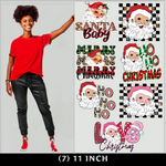 Load image into Gallery viewer, Santa  DTF GANG SHEET
