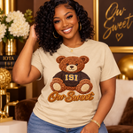 Load image into Gallery viewer, Iota Sweetheart Ow Sweet Teddy Faux Embroidery Shirt
