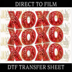 XOXO VALENTINE READY TO PRESS TRANSFER