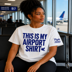 Load image into Gallery viewer, Zeta Phi Beta This Is My Airport Shirt white
