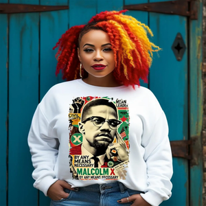 MALCOLM X BY ANY MEANS NECESSARY SHIRT