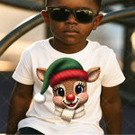 Load image into Gallery viewer, FAUX YARN REINDEER READY TO PRESS TRANSFER
