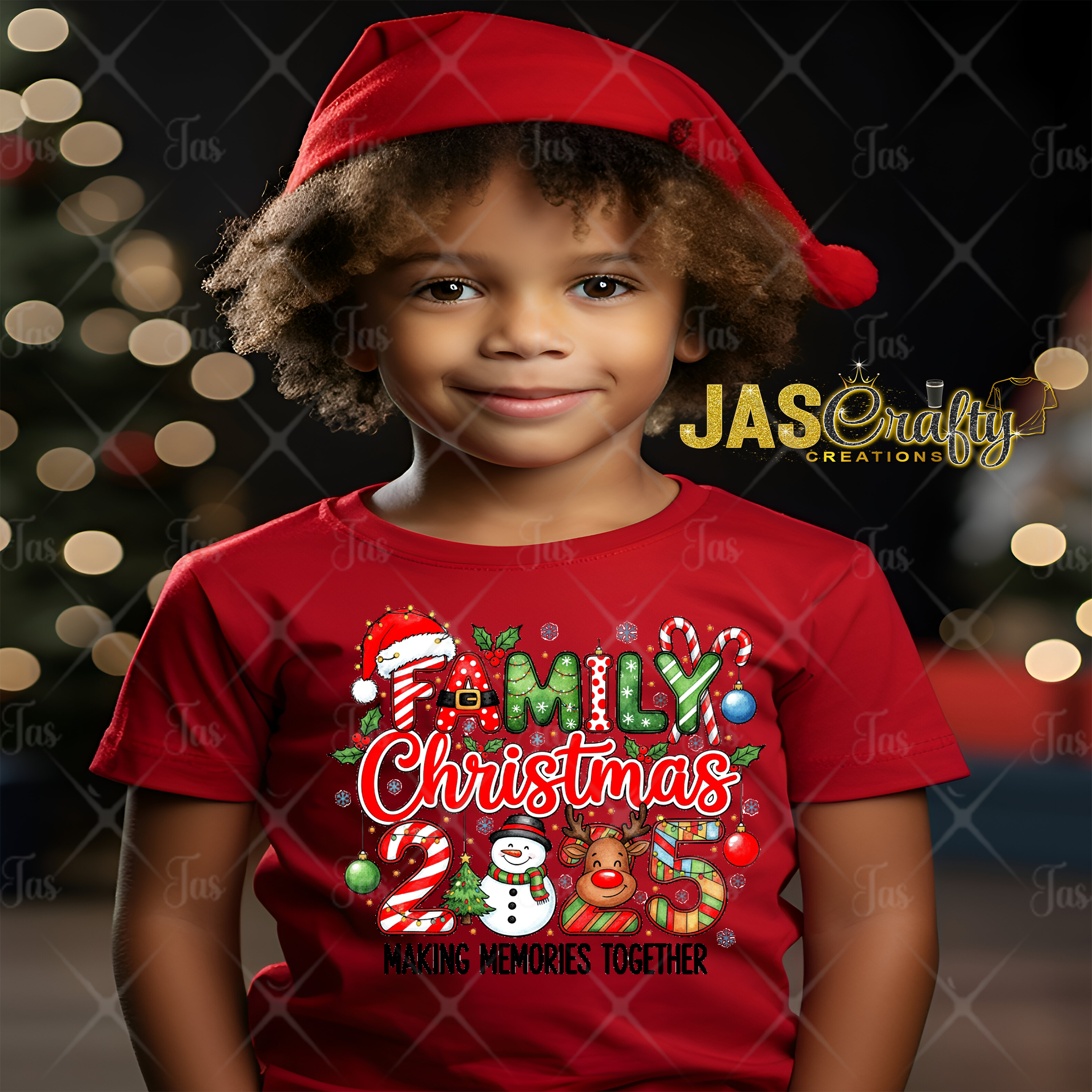 FAMILY CHRISTMAS 2025 MULTI DTF GANG SHEET