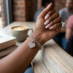 Load image into Gallery viewer, DST Silver 1913 Legacy Heart Lock Chain Bracelet
