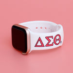 Load image into Gallery viewer, DST Sorority White Red 1913 Watch Band Strap Women
