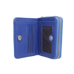 Load image into Gallery viewer, ZPB Sorority Blue Tassel Keychain Zipper Wallet
