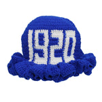 Load image into Gallery viewer, ZPB Sorority Blue Crochet Ruffle 1920 Bucket Hat

