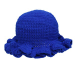 Load image into Gallery viewer, ZPB Sorority Blue Crochet Ruffle 1920 Bucket Hat

