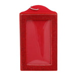 Load image into Gallery viewer, DST Red Sparkle Sorority Pride ID Badge Holder
