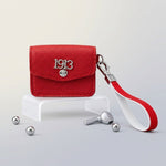 Load image into Gallery viewer, DST Red 1913 Earbud Mini Snap Case with Clip

