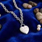 Load image into Gallery viewer, ZPB Silver 1920 Legacy Heart Lock Chain Necklace
