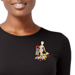Load image into Gallery viewer, OES Sorority Elegant Dress Woman Gold Brooch
