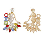 Load image into Gallery viewer, OES Sorority Elegant Dress Woman Gold Brooch
