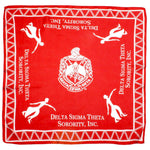 Load image into Gallery viewer, DST Sorority Red Square Scarf
