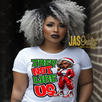 Load image into Gallery viewer, YOUNG MS.CLAUS THEY NOT LIKE US READY TO PRESS TRANSFER
