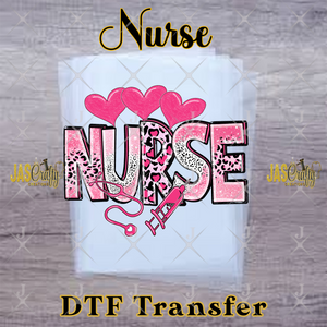 NURSE ANIMAL PRINTS READY TO PRESS TRANSFER
