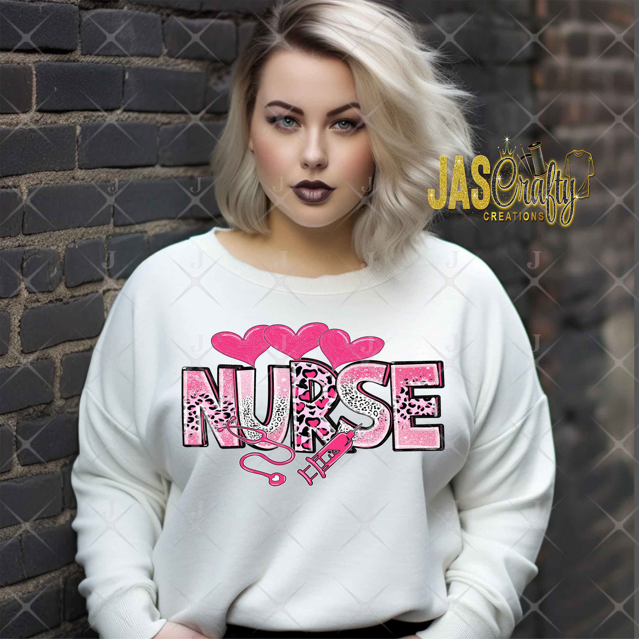 NURSE ANIMAL PRINTS READY TO PRESS TRANSFER