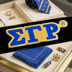 Load image into Gallery viewer, Sigma Gamma Rho Greek Letter Car Bumper Magnet
