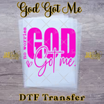 Load image into Gallery viewer, NO WORRIES GOD GOT ME READY TO PRESS TRANSFER
