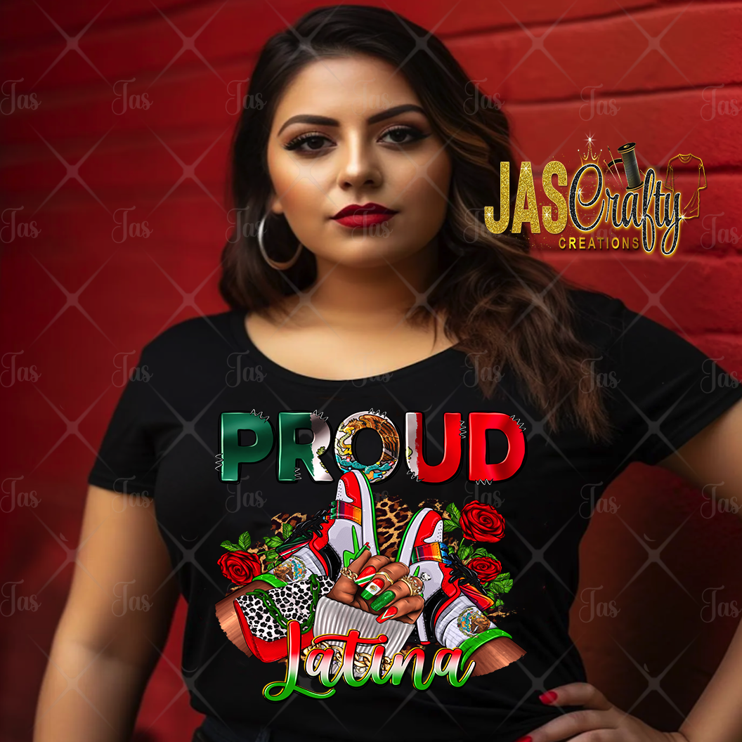 PROUD LATINO SNEAKERS SHIRT