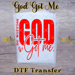 Load image into Gallery viewer, NO WORRIES GOD GOT ME READY TO PRESS TRANSFER
