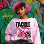 Load image into Gallery viewer, TACKLE BREAST CANCER FOOTBALL SHIRT
