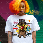 Load image into Gallery viewer, TEACHER INSPIRE MESSY BUN SHIRT
